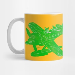 Little Floatplane, Green Mug